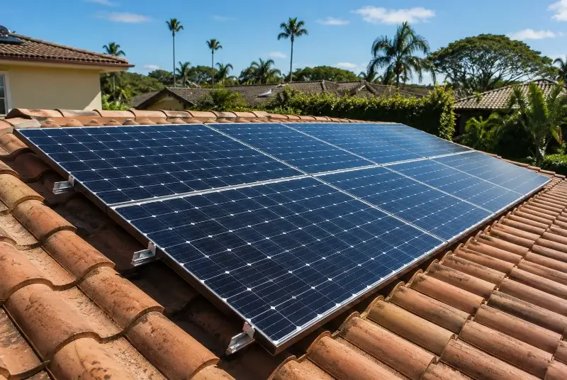 Installation de panneaux solaires à Genneton
